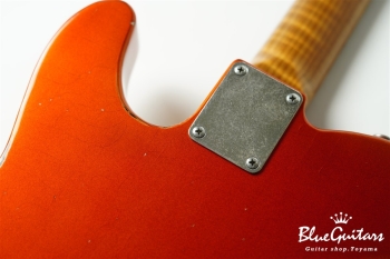 Model T. #183 Multi Layer/Medium Aged - Candy Tangerine over 3TS with Silver