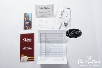 XSC-AH - Lake Placid Blue over 3TB Super Heavy Aged / Roasted Flame Maple 1p Flat Sawn 4A+ #3660