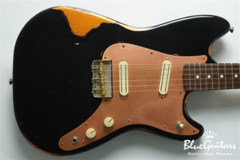 IRIS #193 Multi Layer Medium Aged - Sapphire Black over Copper with Copper Vibration