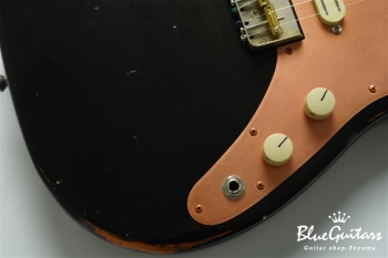 IRIS #193 Multi Layer Medium Aged - Sapphire Black over Copper with Copper Vibration