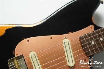 IRIS #193 Multi Layer Medium Aged - Sapphire Black over Copper with Copper Vibration