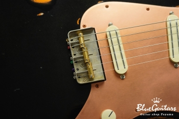 IRIS #193 Multi Layer Medium Aged - Sapphire Black over Copper with Copper Vibration