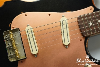 IRIS #193 Multi Layer Medium Aged - Sapphire Black over Copper with Copper Vibration