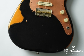 IRIS #193 Multi Layer Medium Aged - Sapphire Black over Copper with Copper Vibration