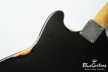 IRIS #193 Multi Layer Medium Aged - Sapphire Black over Copper with Copper Vibration