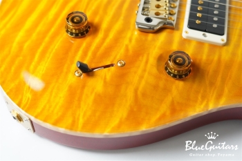 Custom 24 10Top 1-piece Flame Maple Top- Vintage Yellow