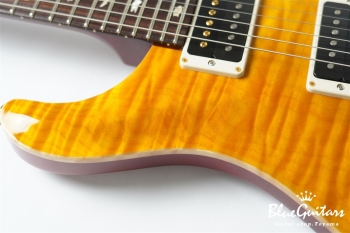 Custom 24 10Top 1-piece Flame Maple Top- Vintage Yellow