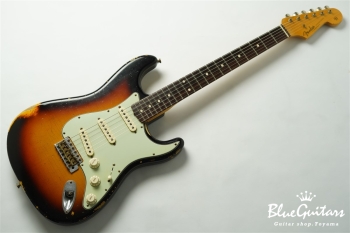 MBS 1961 Stratocaster Relic Masterbuilt by Ron Thorn - Wide Fade 3-Color Sunburst