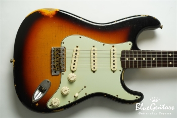 MBS 1961 Stratocaster Relic Masterbuilt by Ron Thorn - Wide Fade 3-Color Sunburst