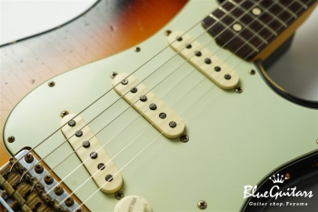 MBS 1961 Stratocaster Relic Masterbuilt by Ron Thorn - Wide Fade 3-Color Sunburst