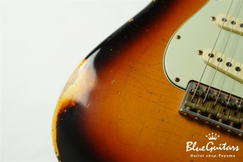 MBS 1961 Stratocaster Relic Masterbuilt by Ron Thorn - Wide Fade 3-Color Sunburst