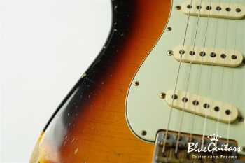 MBS 1961 Stratocaster Relic Masterbuilt by Ron Thorn - Wide Fade 3-Color Sunburst