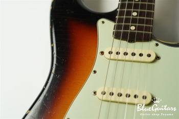 MBS 1961 Stratocaster Relic Masterbuilt by Ron Thorn - Wide Fade 3-Color Sunburst