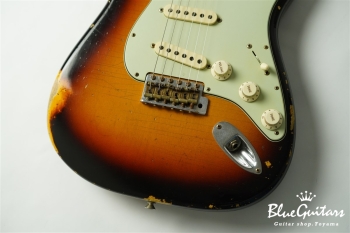 MBS 1961 Stratocaster Relic Masterbuilt by Ron Thorn - Wide Fade 3-Color Sunburst