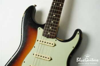 MBS 1961 Stratocaster Relic Masterbuilt by Ron Thorn - Wide Fade 3-Color Sunburst