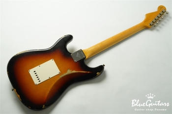 MBS 1961 Stratocaster Relic Masterbuilt by Ron Thorn - Wide Fade 3-Color Sunburst