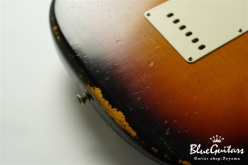 MBS 1961 Stratocaster Relic Masterbuilt by Ron Thorn - Wide Fade 3-Color Sunburst