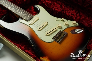 MBS 1961 Stratocaster Relic Masterbuilt by Ron Thorn - Wide Fade 3-Color Sunburst