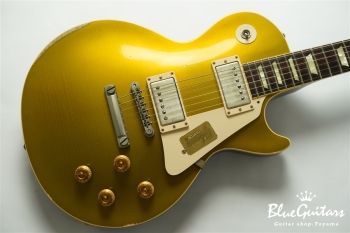 Historic Collection 1957 Les Paul Gold Top Reissue Heavy Aged Hand Selected - Dark Back