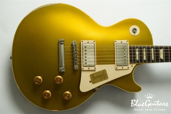 Historic Collection 1957 Les Paul Gold Top Reissue Heavy Aged Hand Selected - Dark Back