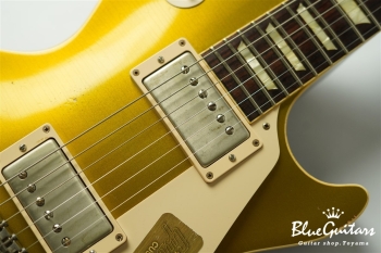 Historic Collection 1957 Les Paul Gold Top Reissue Heavy Aged Hand Selected - Dark Back