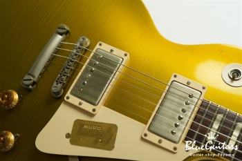 Historic Collection 1957 Les Paul Gold Top Reissue Heavy Aged Hand Selected - Dark Back