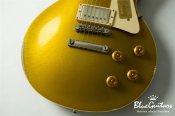 Historic Collection 1957 Les Paul Gold Top Reissue Heavy Aged Hand Selected - Dark Back