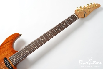 Drop Top - Figured Koa Top, Honey Shaded Edge with Binding ’21