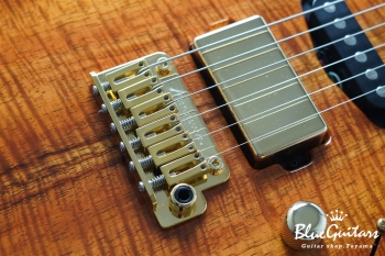 Drop Top - Figured Koa Top, Honey Shaded Edge with Binding ’21