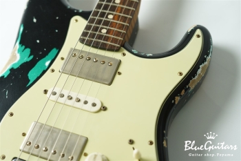 XSC-4 - Black over Sherwood Green Heavy Aged / Alder / RM-R #3561