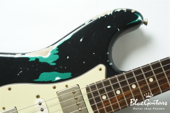 XSC-4 - Black over Sherwood Green Heavy Aged / Alder / RM-R #3561