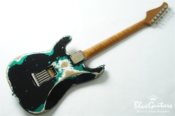 XSC-4 - Black over Sherwood Green Heavy Aged / Alder / RM-R #3561