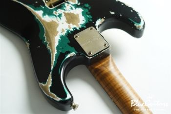 XSC-4 - Black over Sherwood Green Heavy Aged / Alder / RM-R #3561