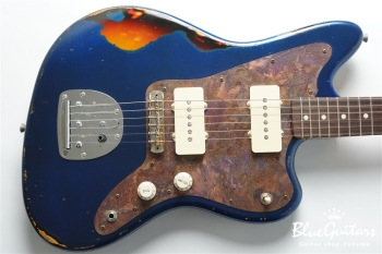 Model JM. #168 Multilayer Heavy Aged - Dark Lake Placid Blue over 3TS with Copper Red