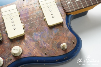 Model JM. #168 Multilayer Heavy Aged - Dark Lake Placid Blue over 3TS with Copper Red