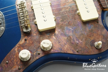 Model JM. #168 Multilayer Heavy Aged - Dark Lake Placid Blue over 3TS with Copper Red