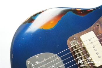 Model JM. #168 Multilayer Heavy Aged - Dark Lake Placid Blue over 3TS with Copper Red