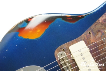 Model JM. #168 Multilayer Heavy Aged - Dark Lake Placid Blue over 3TS with Copper Red