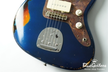 Model JM. #168 Multilayer Heavy Aged - Dark Lake Placid Blue over 3TS with Copper Red