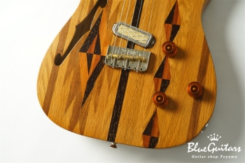 Model T. Thinline #203 Amber Natural Half Gloss Wood Canoe Top by SASA VINTAGE CANOE