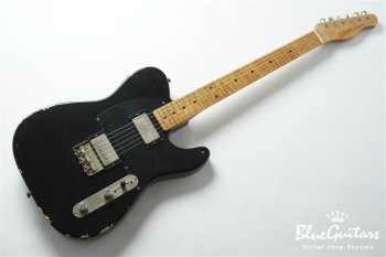 XTC-Custom Black Medium Aged / Ash / 5A Roasted Flame Maple #3562