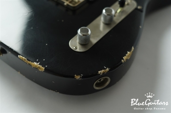 XTC-Custom Black Medium Aged / Ash / 5A Roasted Flame Maple #3562