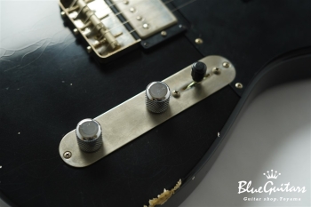 XTC-Custom Black Medium Aged / Ash / 5A Roasted Flame Maple #3562