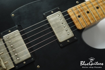 XTC-Custom Black Medium Aged / Ash / 5A Roasted Flame Maple #3562