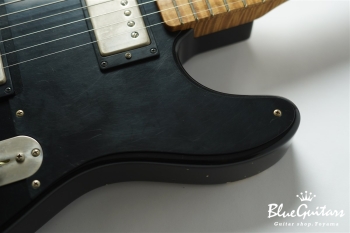 XTC-Custom Black Medium Aged / Ash / 5A Roasted Flame Maple #3562