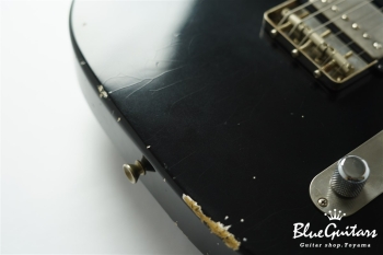 XTC-Custom Black Medium Aged / Ash / 5A Roasted Flame Maple #3562