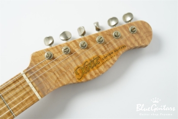 XTC-Custom Black Medium Aged / Ash / 5A Roasted Flame Maple #3562