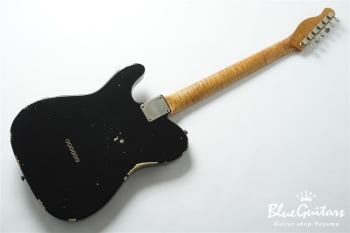 XTC-Custom Black Medium Aged / Ash / 5A Roasted Flame Maple #3562