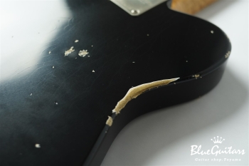 XTC-Custom Black Medium Aged / Ash / 5A Roasted Flame Maple #3562