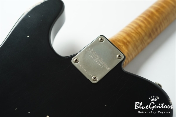 XTC-Custom Black Medium Aged / Ash / 5A Roasted Flame Maple #3562